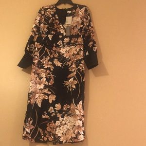 NWT Eva Mendes NY & Co floral dress, sz 4